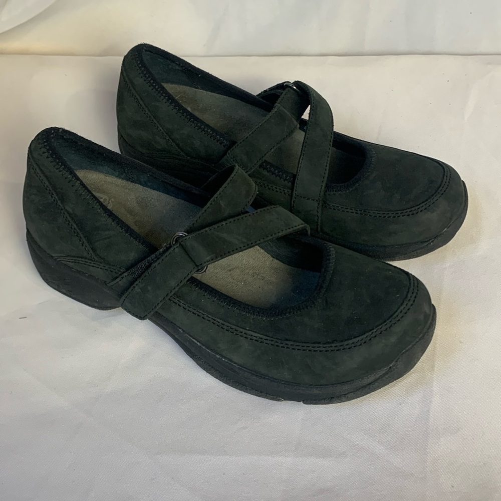 Dansko Women's US 9.5 EU 40 Kiki Black Suede Mary Jane Comfort Shoe